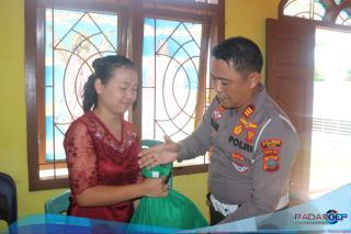 Satlantas Polres Nias Gelar Minggu Kasih di BNKP Onozikho